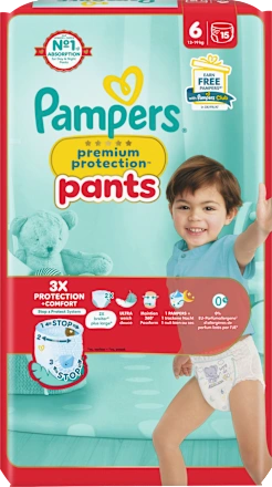 Baby Pants Premium Protection Gr. 6 XL (13-19 kg), 15 St
