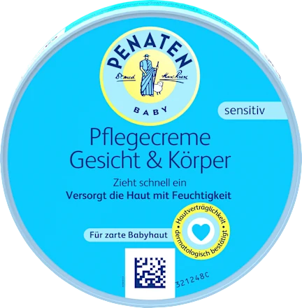 Baby Pflegecreme Gesicht & Körper, 100 ml