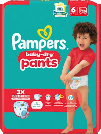 Baby Pants Baby Dry Gr.6 XL (13-19 kg), 20 St