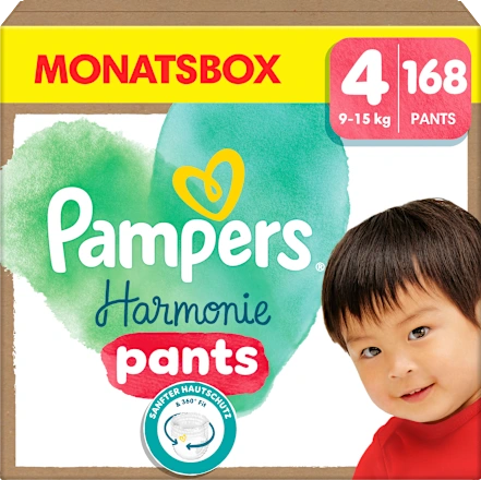 Baby Pants Harmonie Gr.4 Maxi (9-15 kg), Monatsbox, 168 St