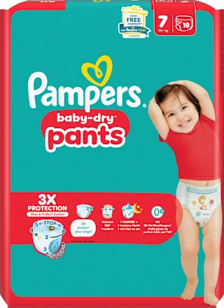 Baby Pants Baby Dry Gr.7 XL (15+ kg), 18 St