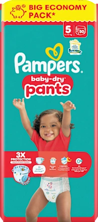 Baby Pants Baby Dry Gr. 5 Junior (11-17 kg) Big Pack, 50 St