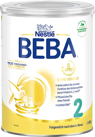 Folgemilch 2 nach dem 6. Monat, 800 g