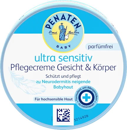 Baby Pflegecreme Gesicht & Körper ultra sensitiv, 100 ml