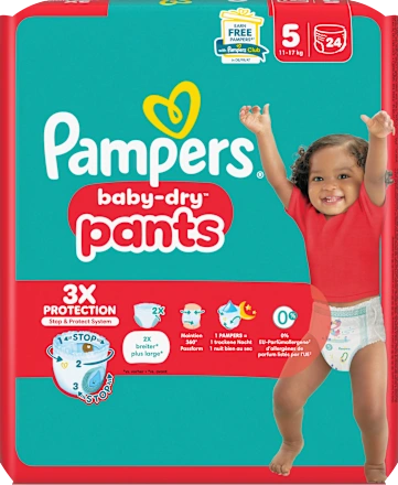 Baby Pants Baby Dry Gr.5 Junior (11-17 kg), 24 St