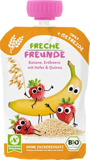 Quetschie Banane, Erdbeere mit Hafer & Quinoa ab 6 Monaten, 100 g