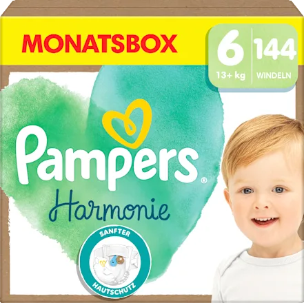 Windeln Harmonie Gr.6 Junior (13+ kg), Monatsbox, 144 St